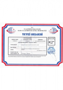 Kara Ulaştırma Yetki Belgesi