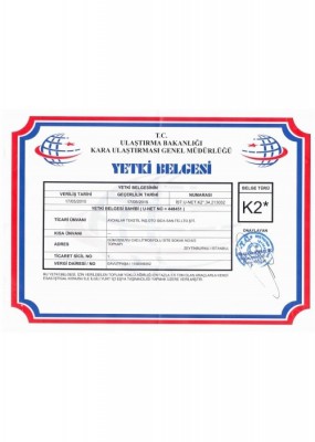 Kara Ulaştırma Yetki Belgesi